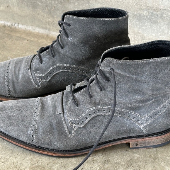 John Varvatos Classic Suede Boots